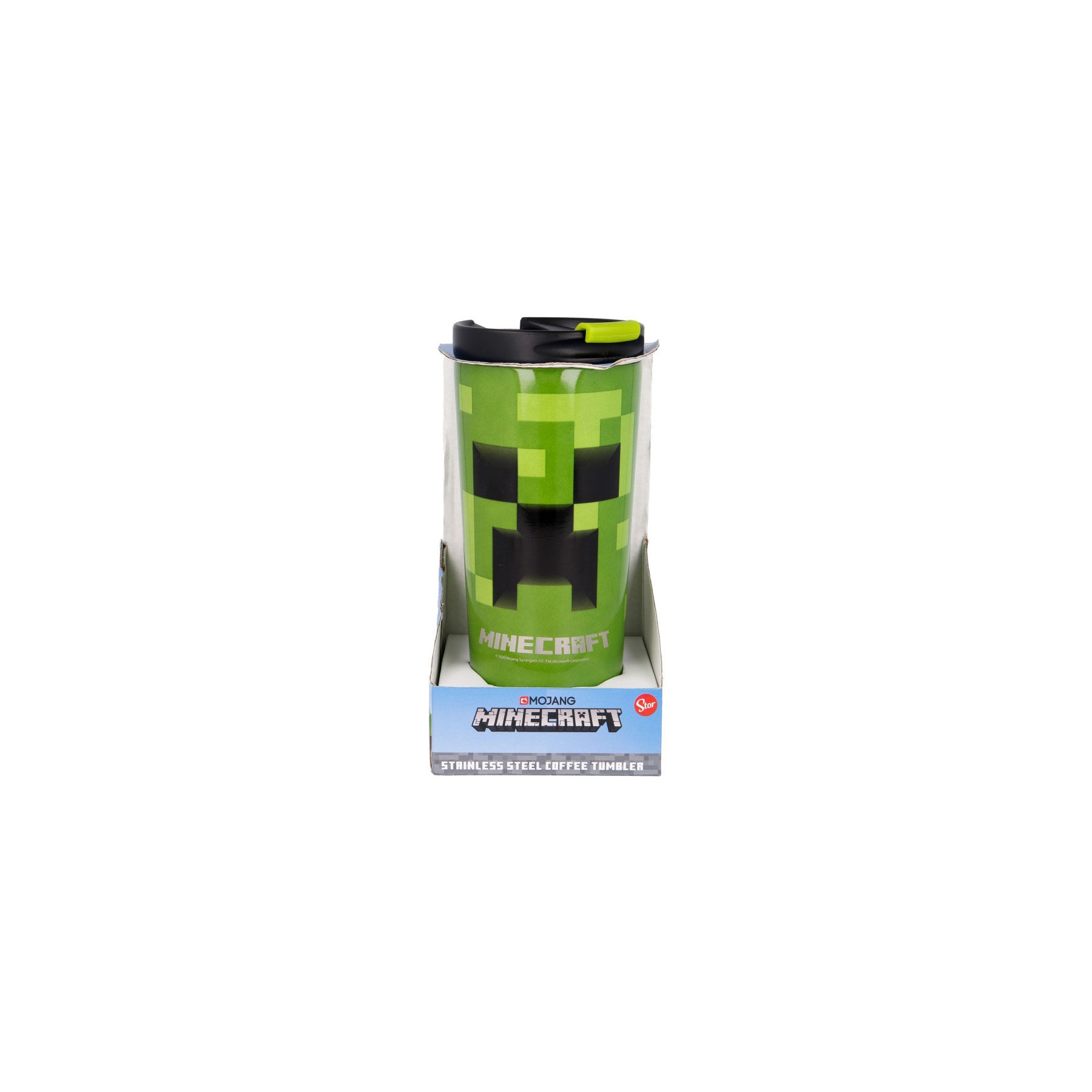 Vaso termo acero inoxidable Minecraft 425ml