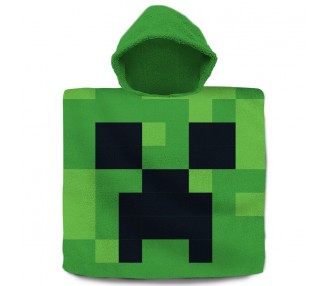 Poncho toalla Minecraft algodon