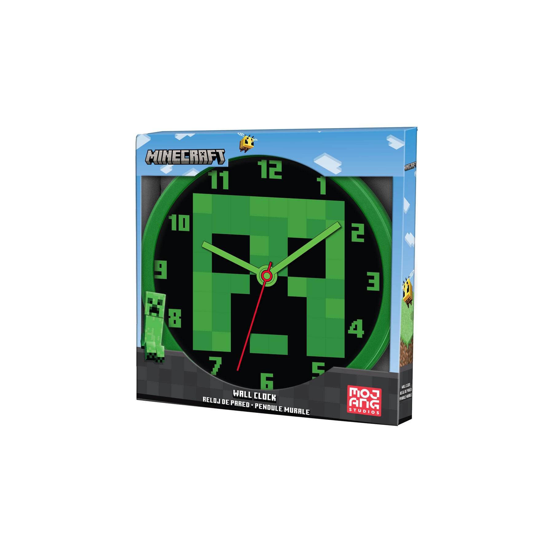 Reloj pared Minecraft Reloj pared Minecraft