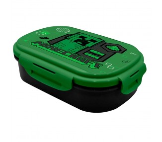 Sandwichera + cubierto Minecraft