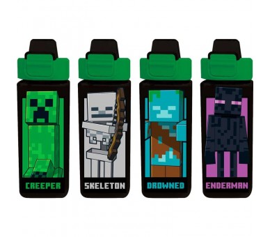 Cantimplora cuadrada Minecraft 500ml surtido