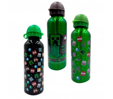 Cantimplora aluminio Minecraft 500ml surtido