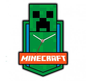 Reloj pared Minecraft