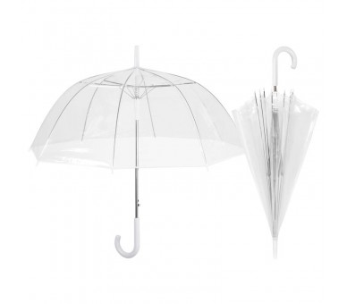 Paraguas automatico transparente 61cm