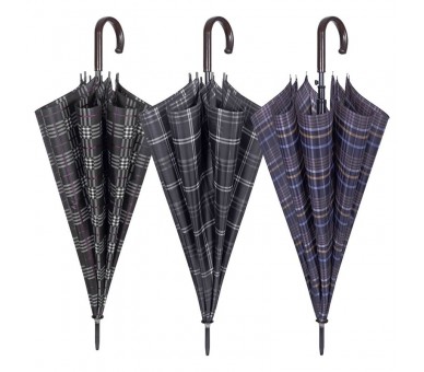 Paraguas golf automatico escoces 65cm surtido