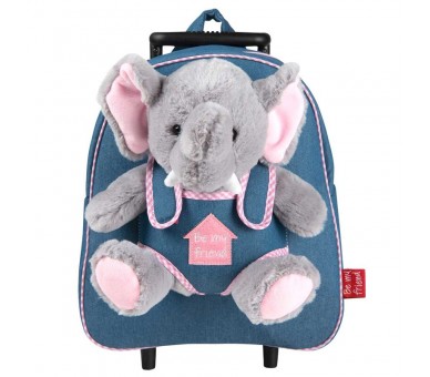 Trolley + peluche Elefante Allie 38cm