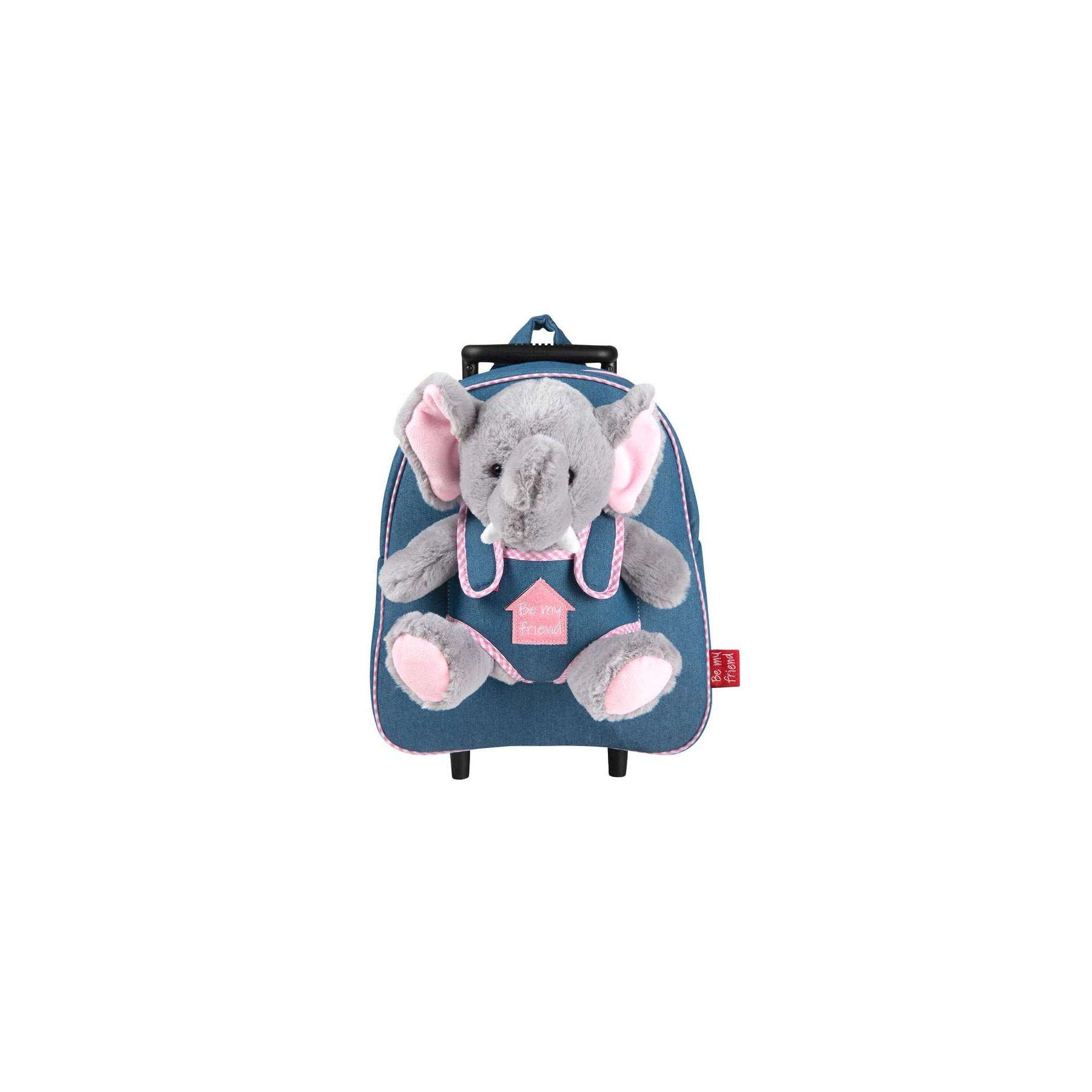 Trolley + peluche Elefante Allie 38cm