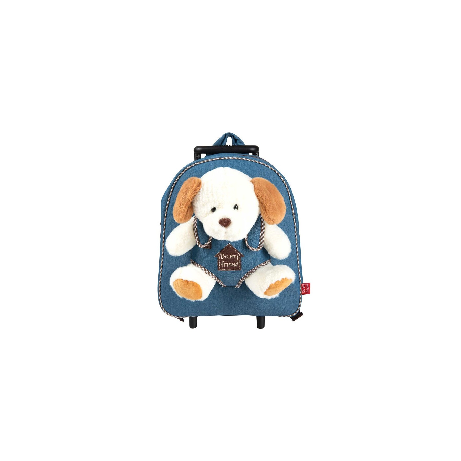 Trolley + peluche Perro Duff 38cm