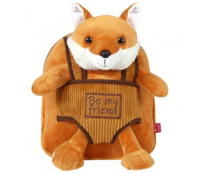 Mochila + peluche Zorro 26cm