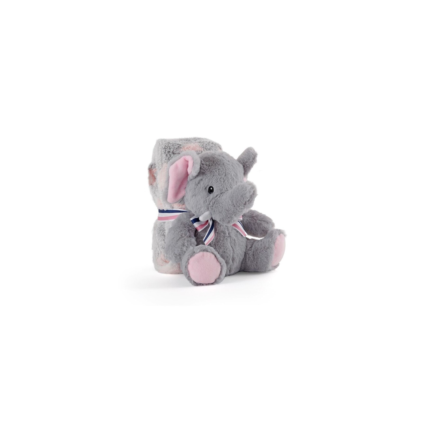 Peluche + Manta suave Elefante Allie 22cm