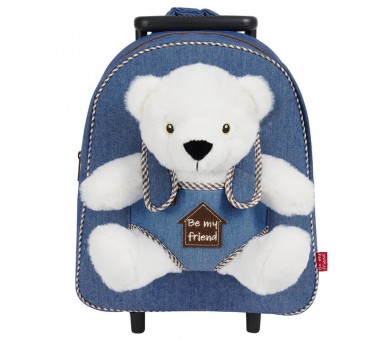 Trolley + Peluche Oso Perry 38cm