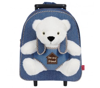 Trolley + Peluche Oso Perry 38cm