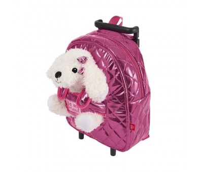 Trolley + peluche perro Didi 32cm.