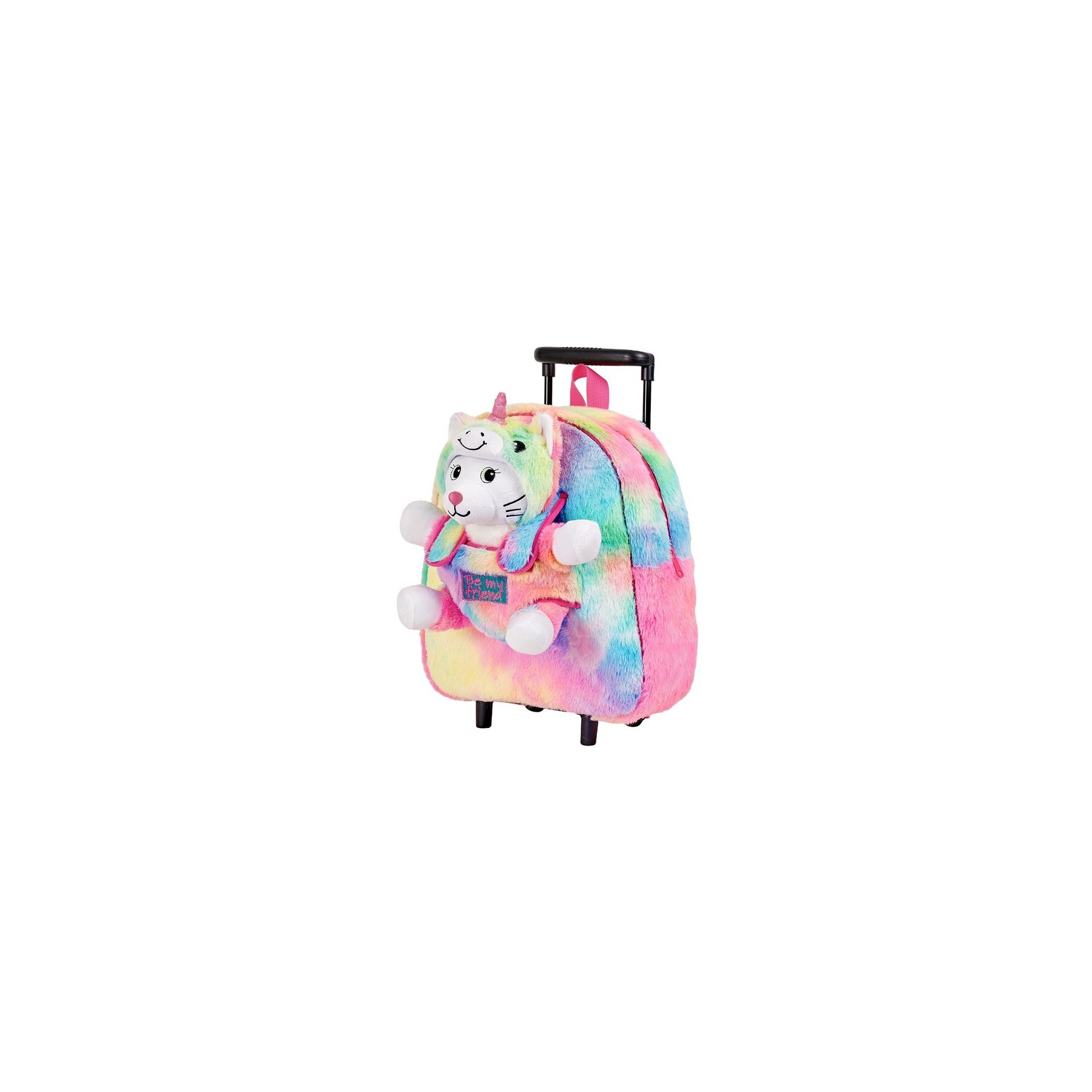 Trolley + peluche gato Emi 32cm