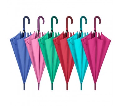 Paraguas automatico colores 61cm surtido