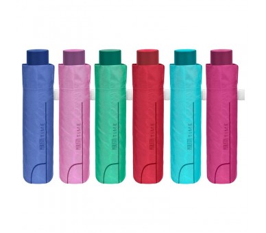 Paraguas plegable manual colores 54cm surtido