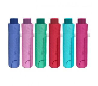Paraguas plegable manual colores 54cm surtido