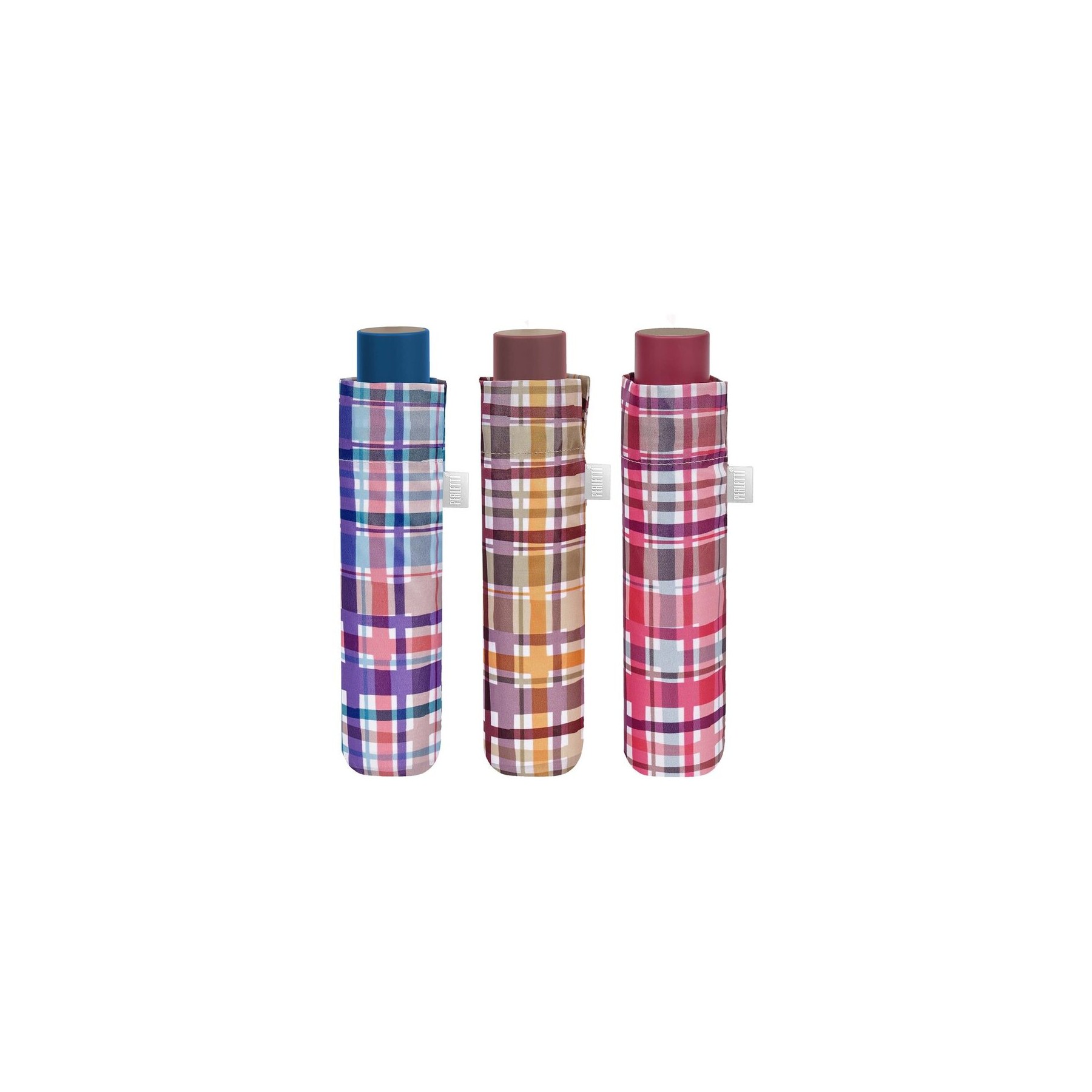 Paraguas plegable manual cuadro escoces 54cm surtido