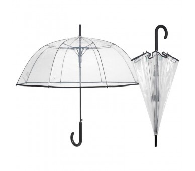 Paraguas automatico transparente 61cm