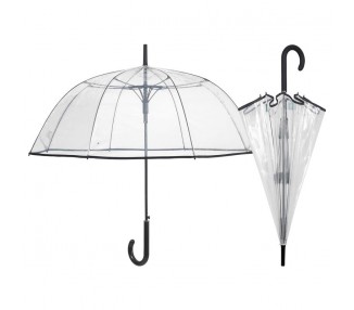 Paraguas automatico transparente 61cm