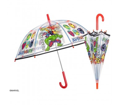 Paraguas manual transparente Vengadores Avengers Marvel 45cm