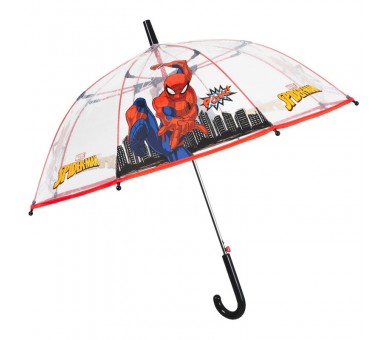 Paraguas automatico transparente Spiderman Marvel 45cm