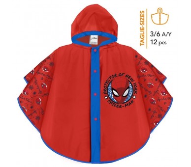 Chubasquero Spiderman Marvel