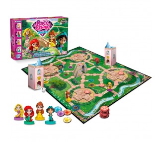 Juego mesa Race Chase Princesas Disney