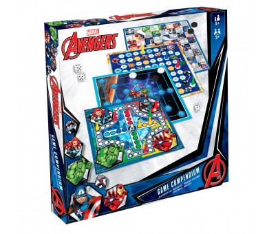 Set 4 juegos de mesa Los Vengadores Avengers Marvel