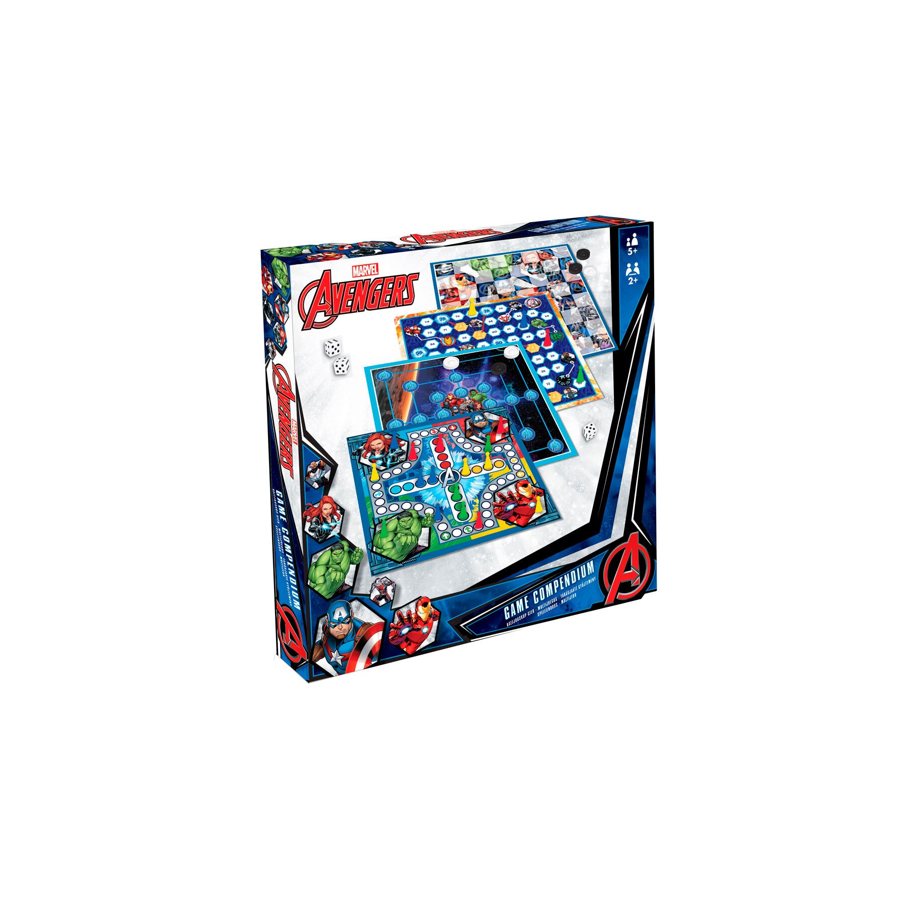 Set 4 juegos de mesa Los Vengadores Avengers Marvel
