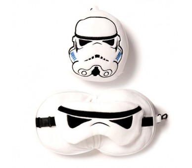 Almohada viaje antifaz Soldado Imperial Stormtrooper Star Wars Relaxeazzz
