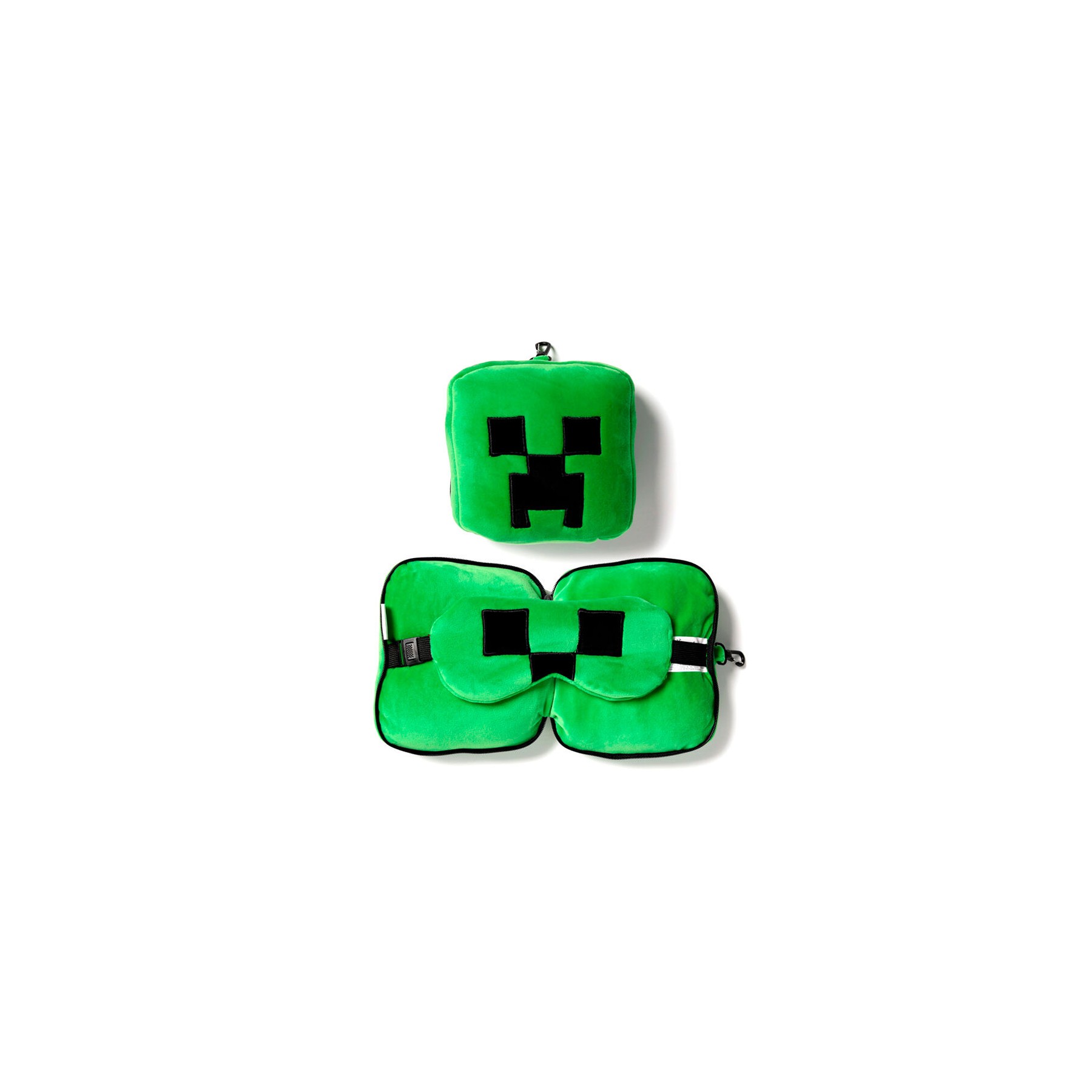 Almohada viaje antifaz Creeper Minecraft Relaxeazzz