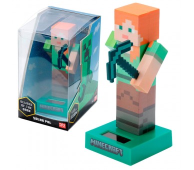 Muñeco Solar Alex Minecraft