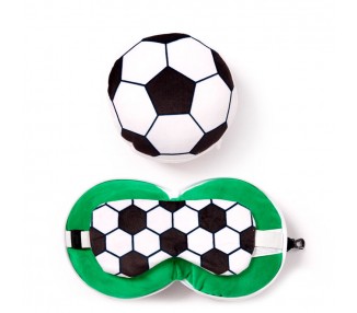Almohada viaje antifaz Futbol Relaxeazzz