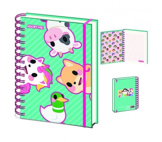 Cuaderno A5 Adopt Me!
