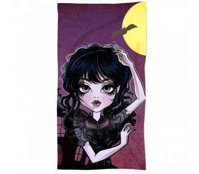 Toalla Niña Gotica algodon