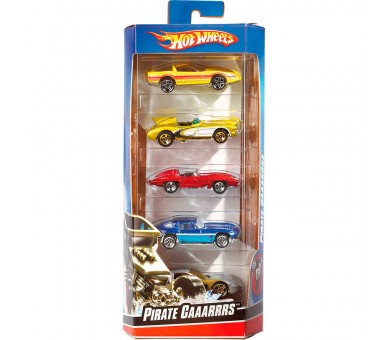 Blister 5 coches Hot Wheels surtido