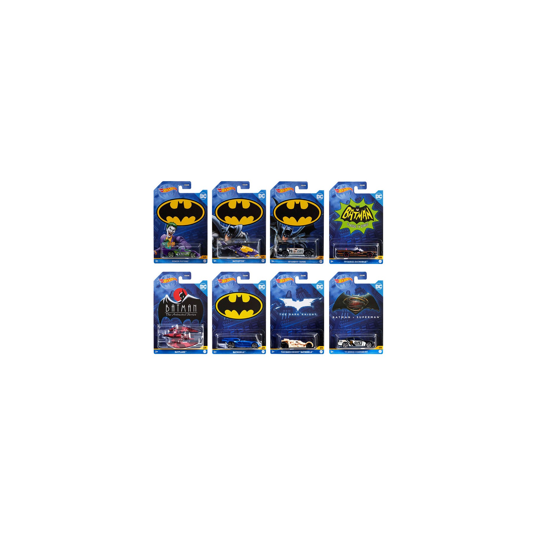 Coche Batman DC Comics Hot Wheels surtido