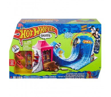 Set Parque Patinaje Skate Hot Wheels
