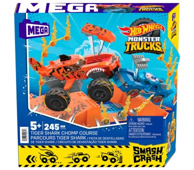 MEGA Construx Pista Tiger Shark Monster Trucks Hot Wheels