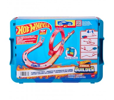 Pista Acrobacias en Llamas Hot Wheels