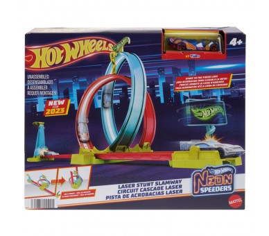 Pista Acrobacias Laser Neon Speeders Hot Wheels