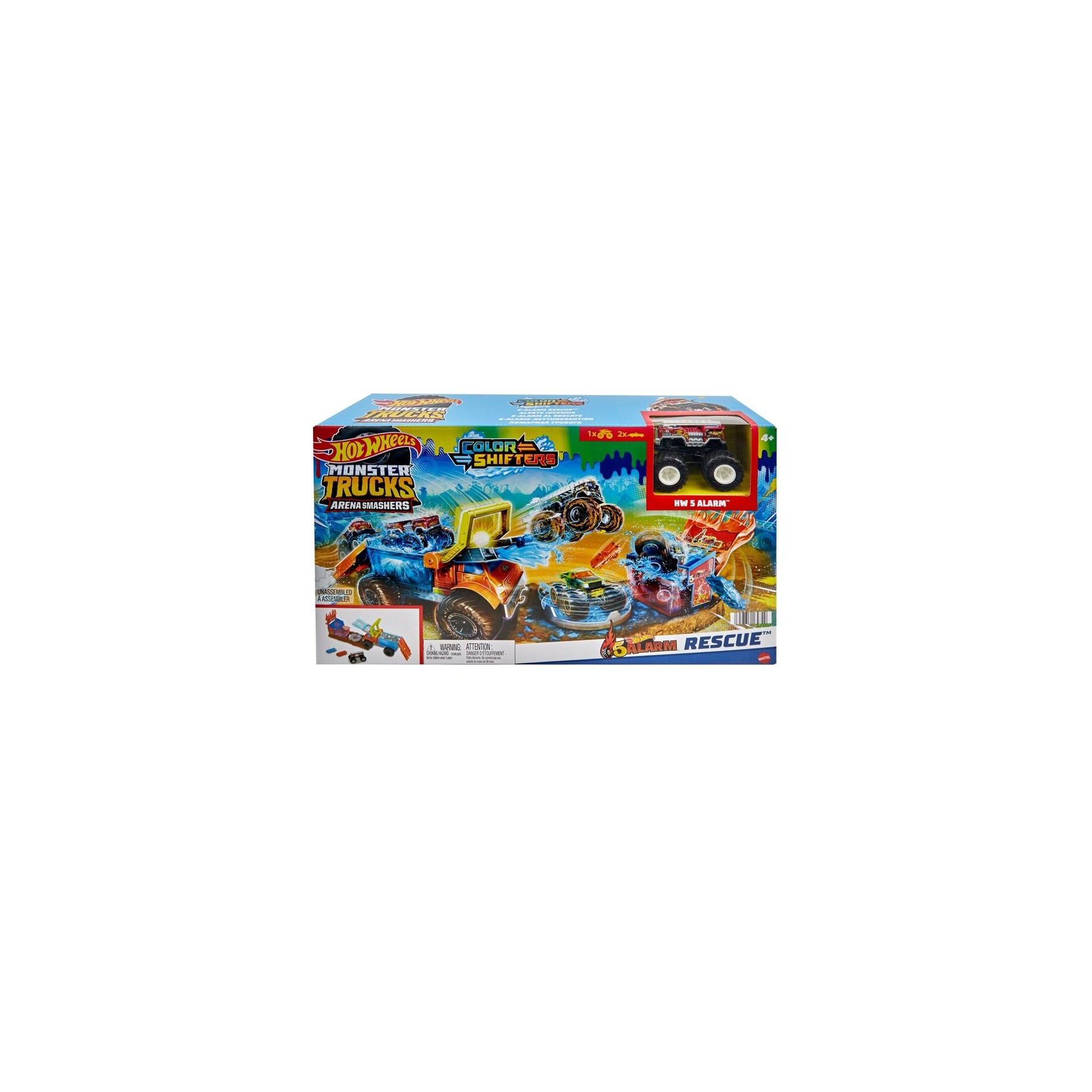 Pista Rescate Arena Smashers Monster Trucks Hot Wheels