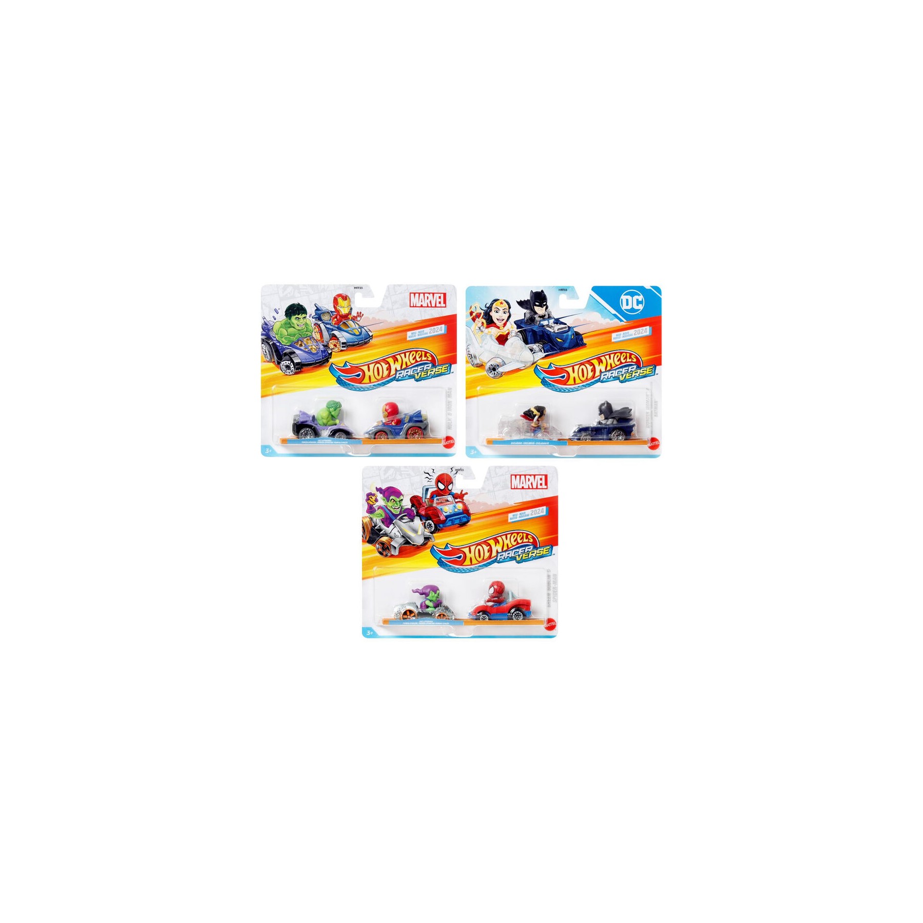 Blister 2 coches Racerverse Hot Wheels surtido