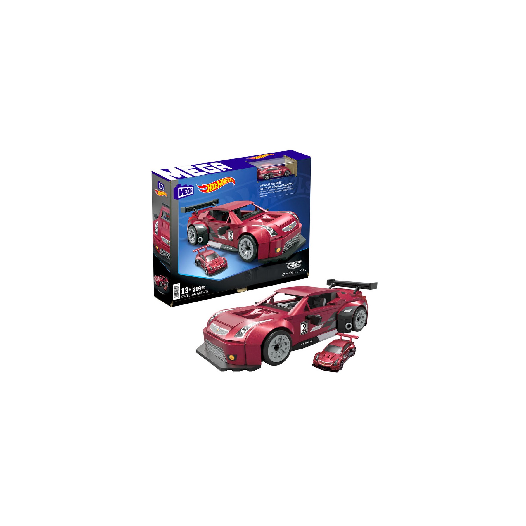 MEGA Construx Coche Cadillac ATS-VR Hot Wheels