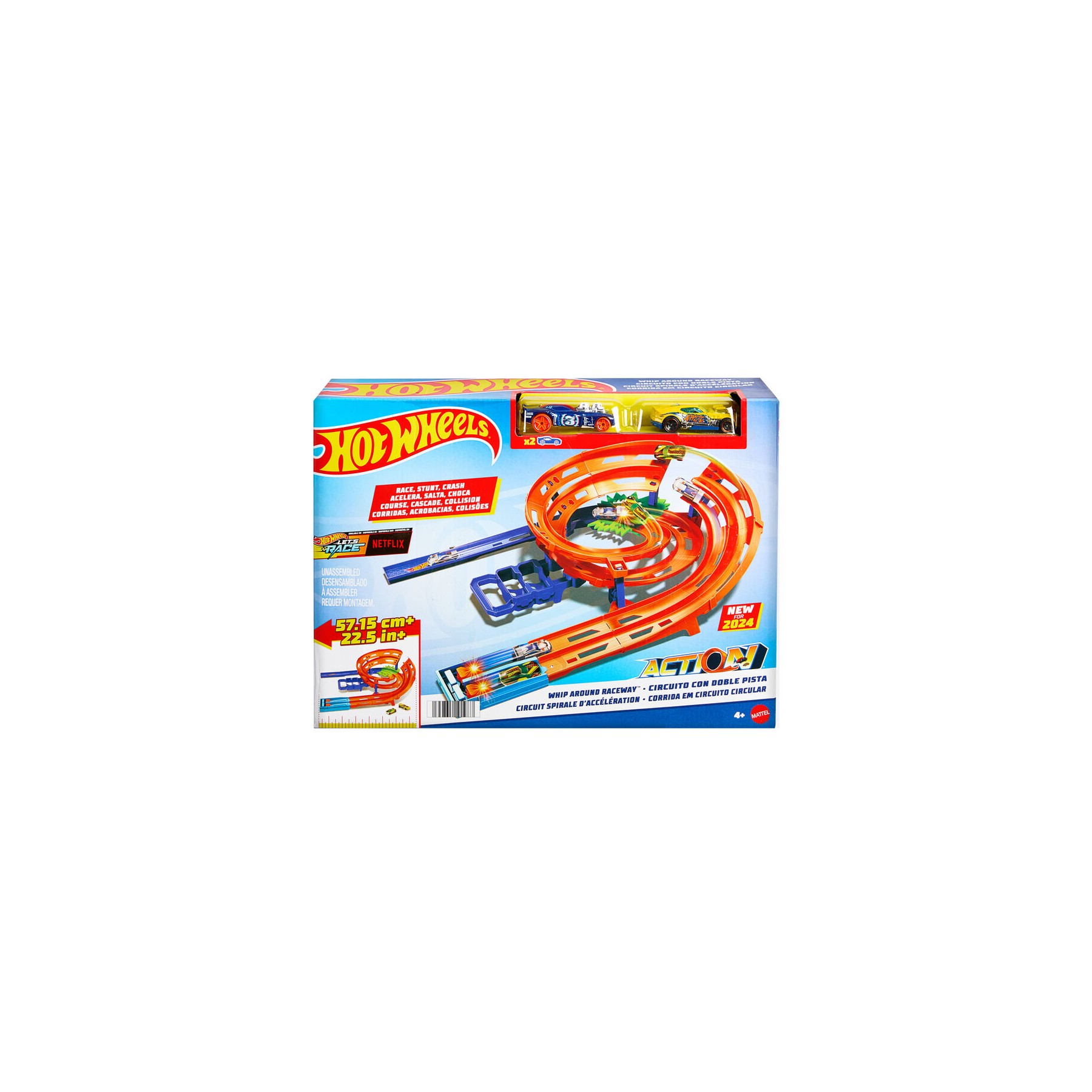 Pista Action Choque en la Pista Hot Wheels