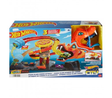 Pista Pizza Slam Ataque de Cobra Hot Wheels