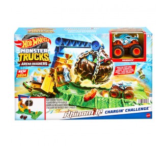 Pista Reto de Rhinomite Arena Smashers Monster Trucks Hot Wheels