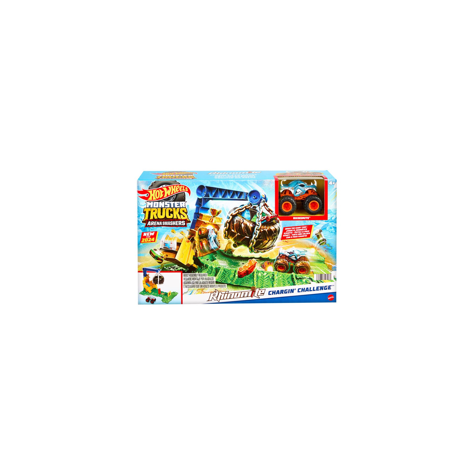 Pista Reto de Rhinomite Arena Smashers Monster Trucks Hot Wheels