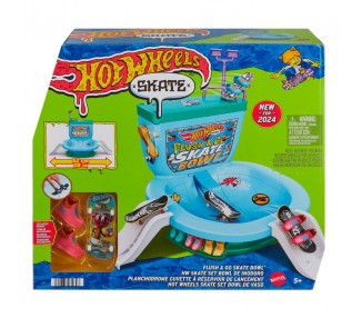 Set Bowl de Inodoro Skate Hot Wheels
